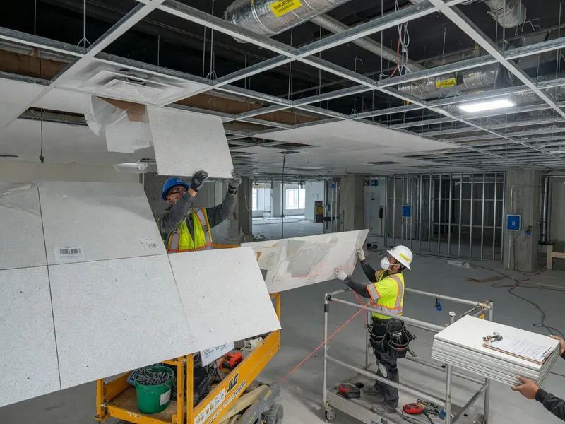 Acoustical ceilings example